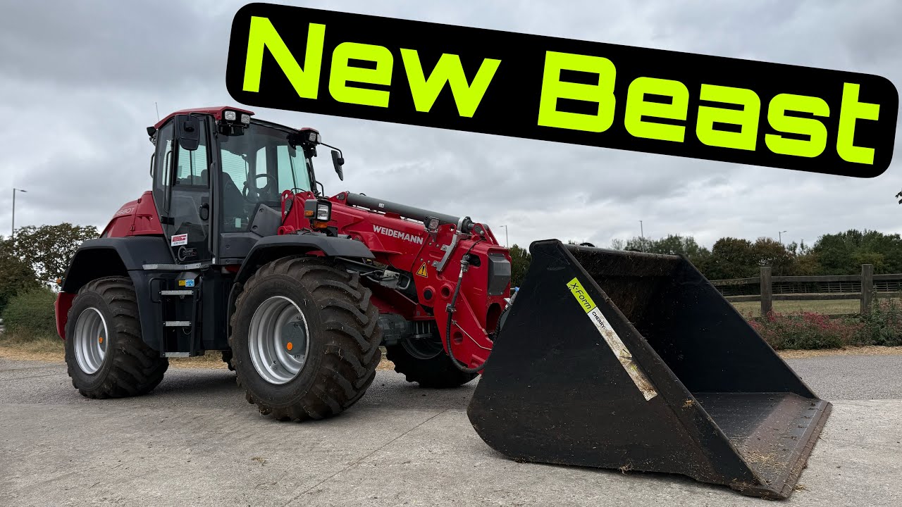 Weidemann 9580T on the Farm! What an Animal! @rmvmachinerysales 