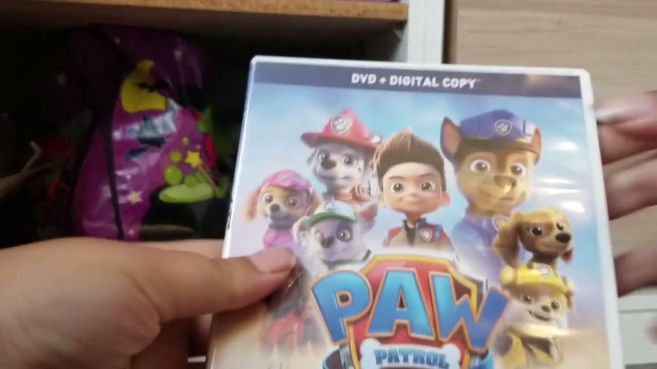 Unboxing Paw Patrol the movie DVD