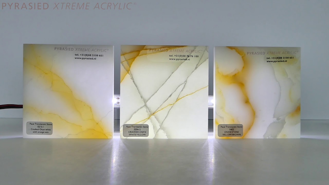 Faux Translucent Stone collection - PyraSied Xtreme Acrylic | www.pyrasied.nl