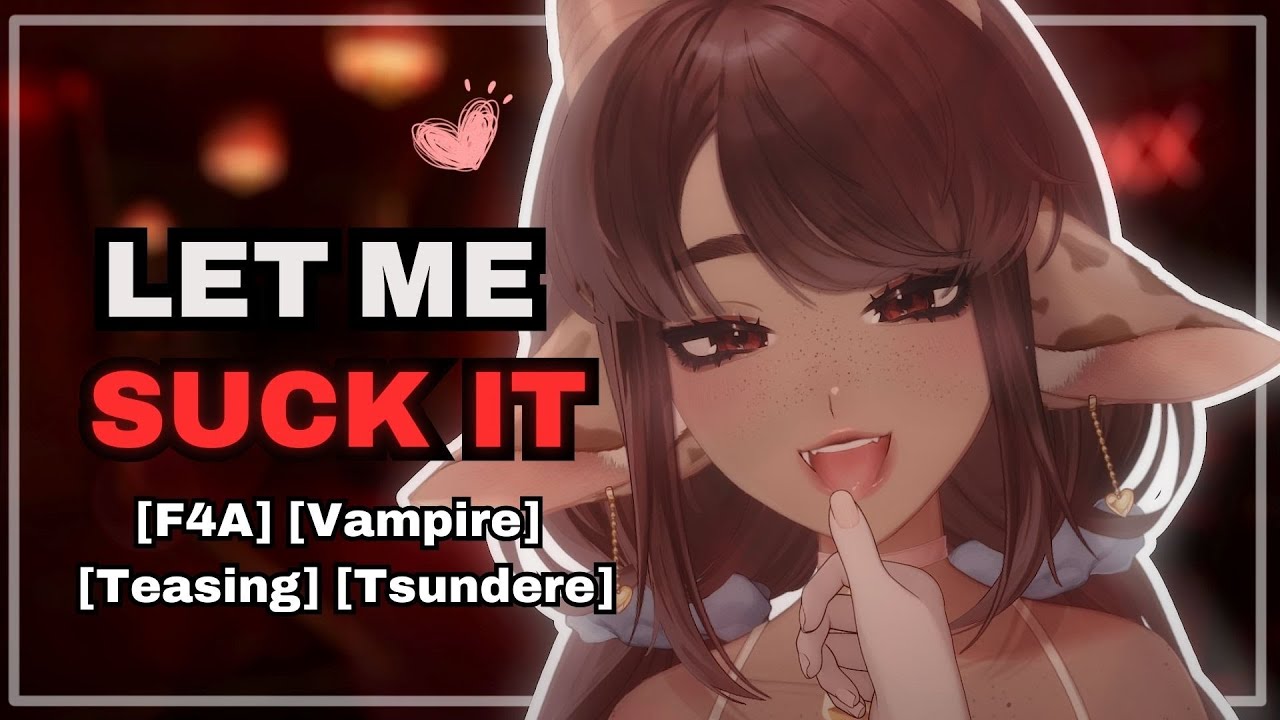 [SPICY] Your Vampire Roommate Wants to Suck You! ASMR