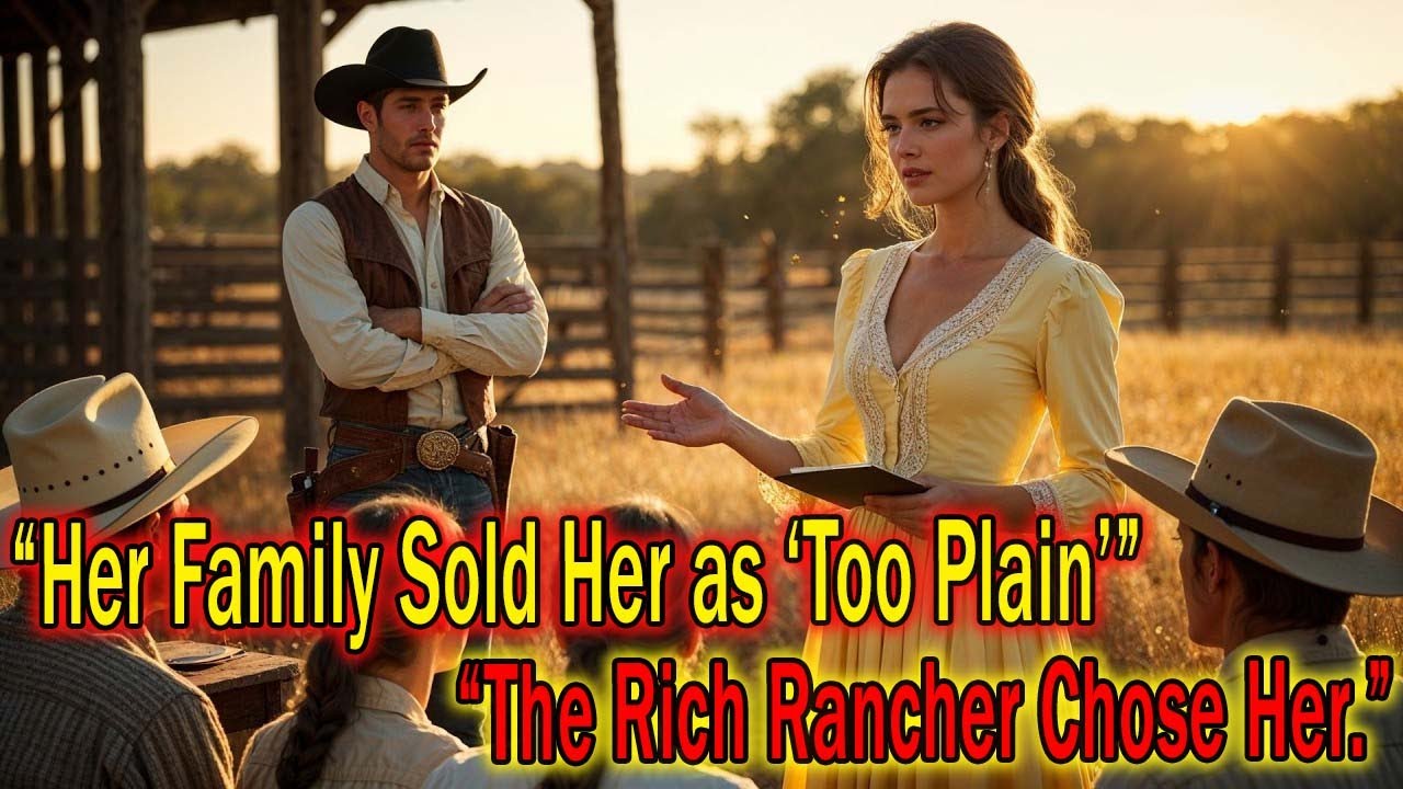 Her Family Sold Her as “Too Plain”—But a Rich Rancher Chose Her Forever