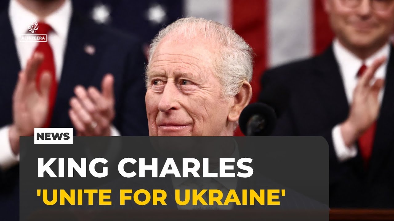 King Charles calls for NATO unity, Ukraine support in US Congress speech
