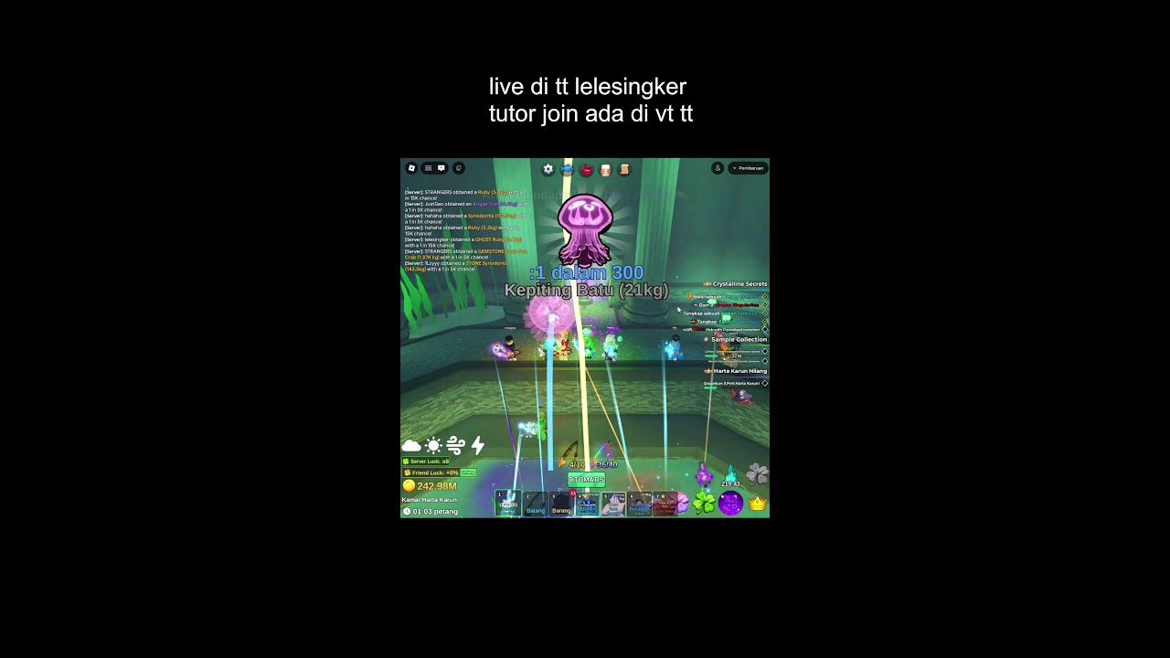 main roblox fishit saya duta gospin, duta perfect sehun