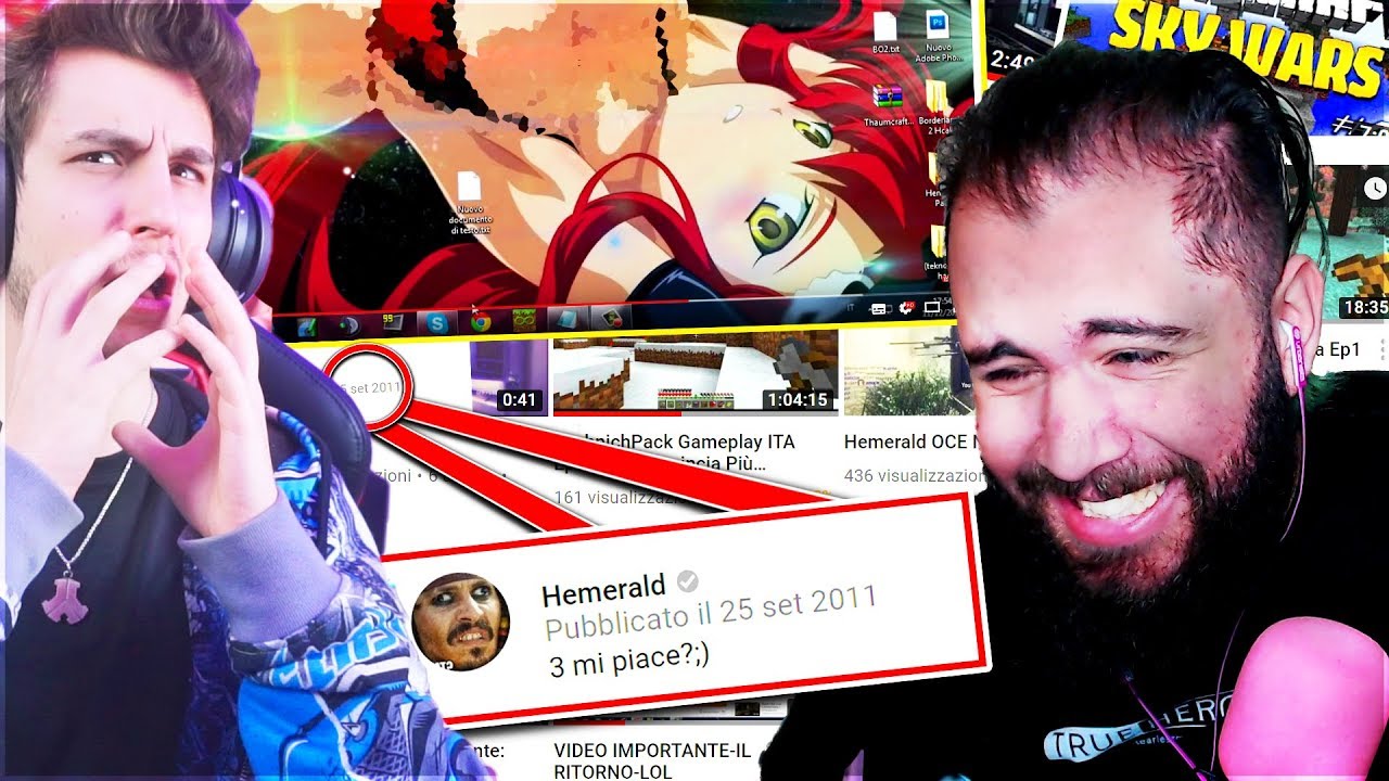 REAZIONE AI MIEI VECCHI VIDEO CON TEAR! *cringe*