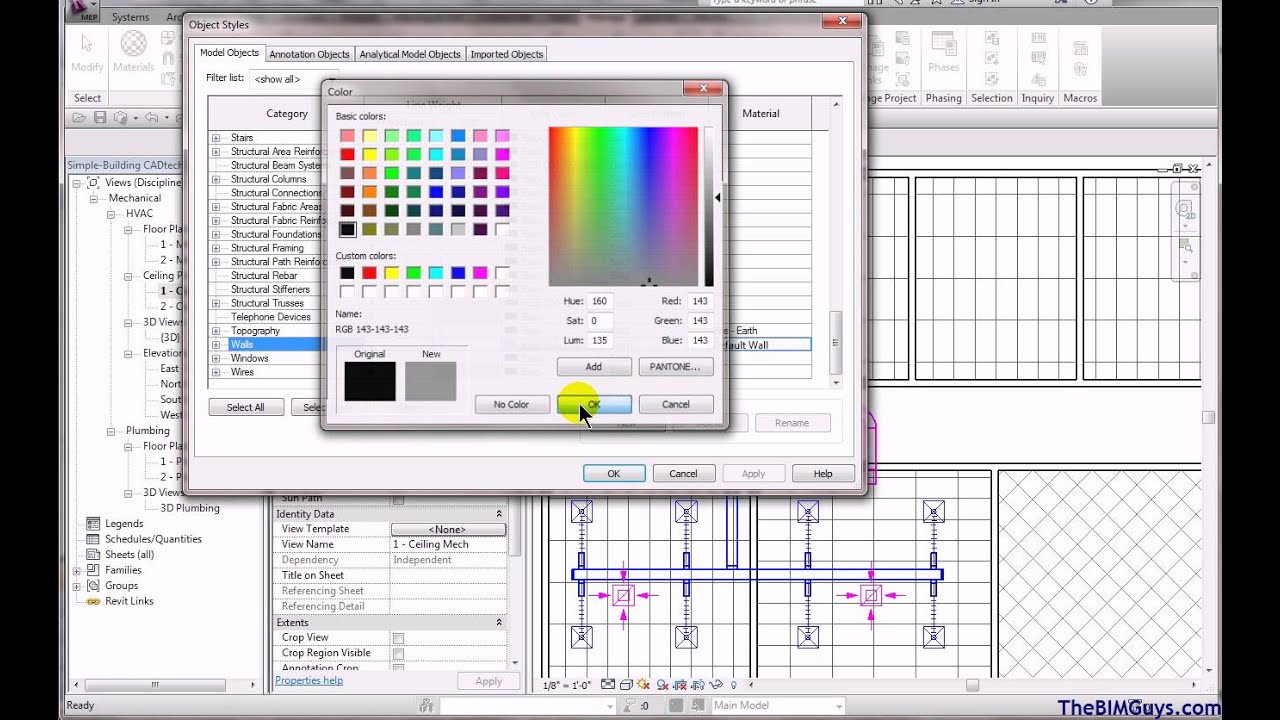 Revit MEP - Adjusting the Lineweights for Printing - CADtechSeminars.com