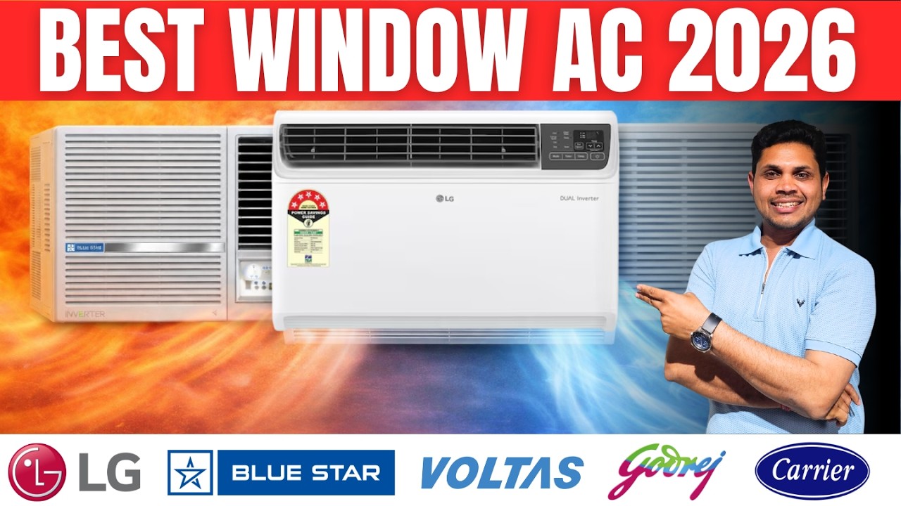 Top 5 Best Window AC 1.5 Ton India 2026🔥 Best Window AC 2026🔥 Window ac buying guide 2026