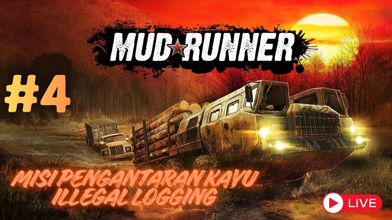 [LIVE] DITANTANG MAIN LUMPUR ? SIAPA NYANGKUT ? | Mudrunner PS5 INDONESIA [EN/ID]