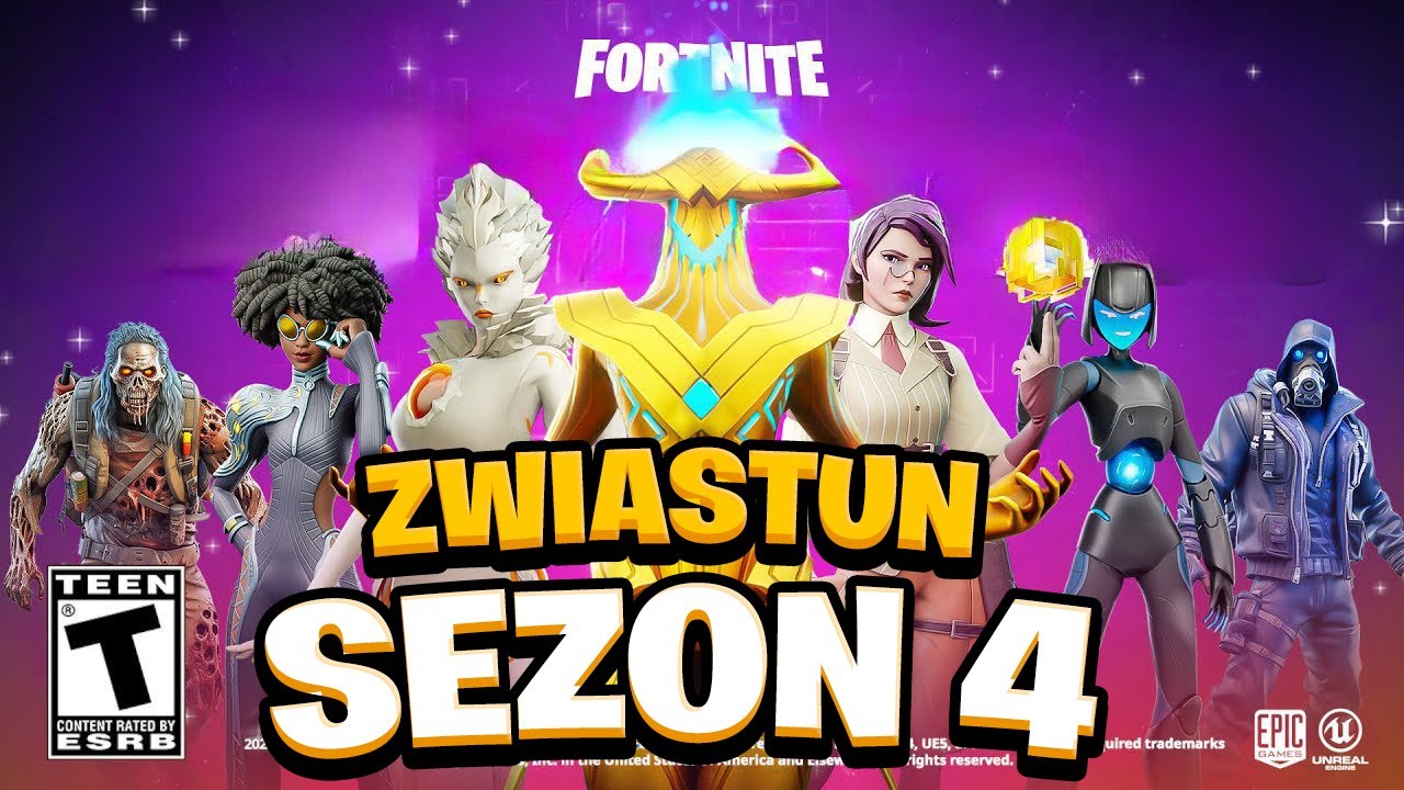 OFICJALNY ZWIASTUN SEZON 4! *KARNET, SEJFY, LOKACJA, MAPA I BOSSY* w Fortnite