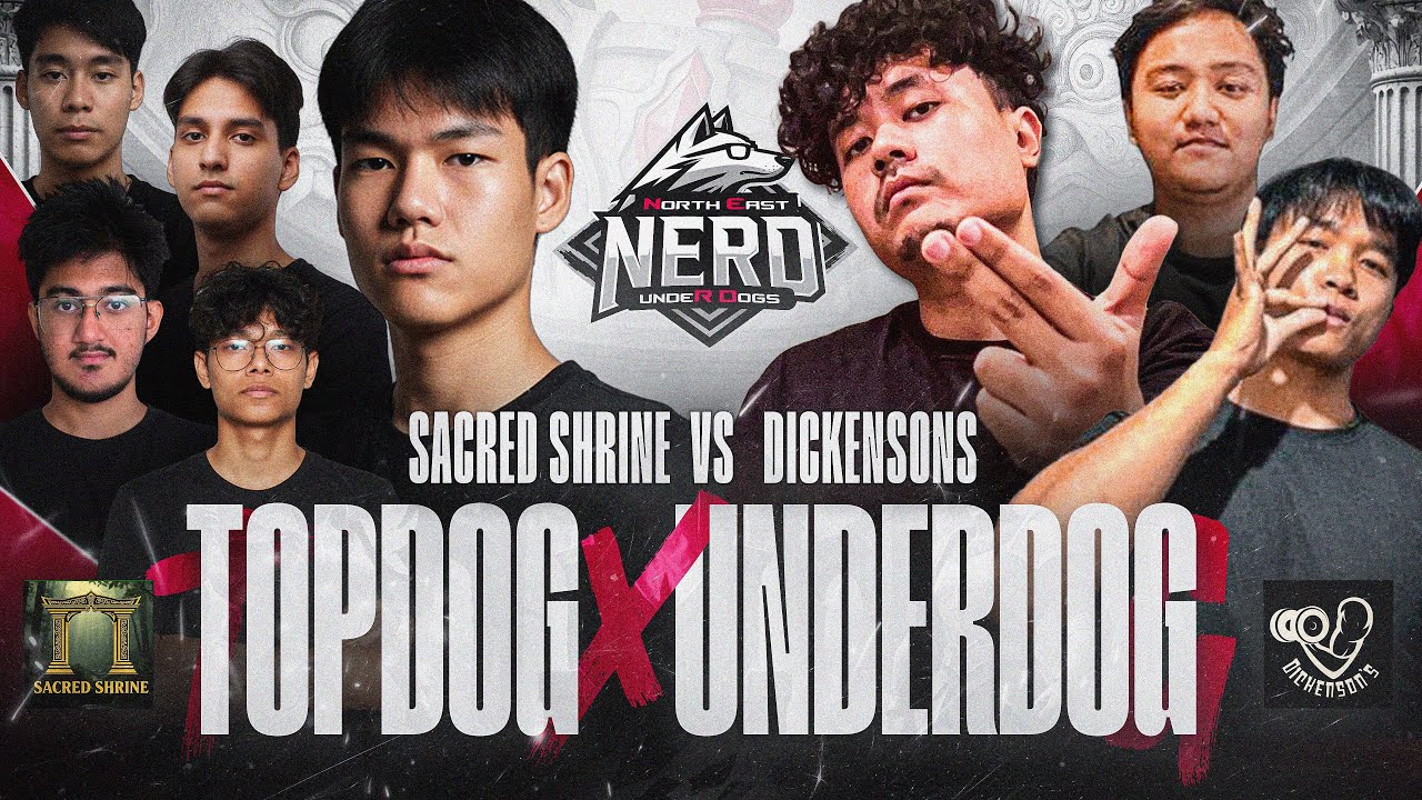 NERD 3.0 | Top Dog vs Underdog | Sacred Shrine vs Dickensons | BO7 | Moba Legends 5v5 Tournament
