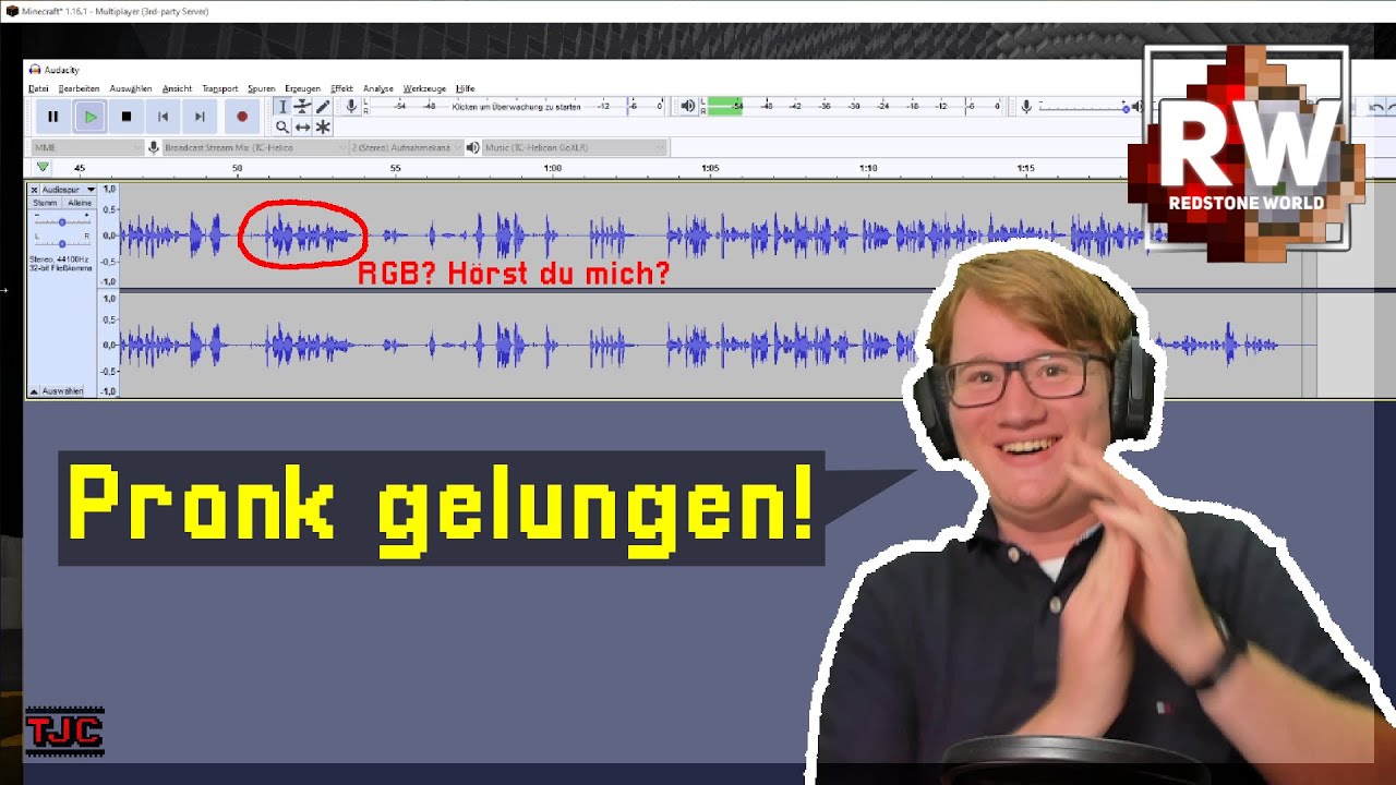 BESTER PRANK! Er hat es NICHT gemerkt... ⭐ Redstone Stern ⭐ Ep. 19