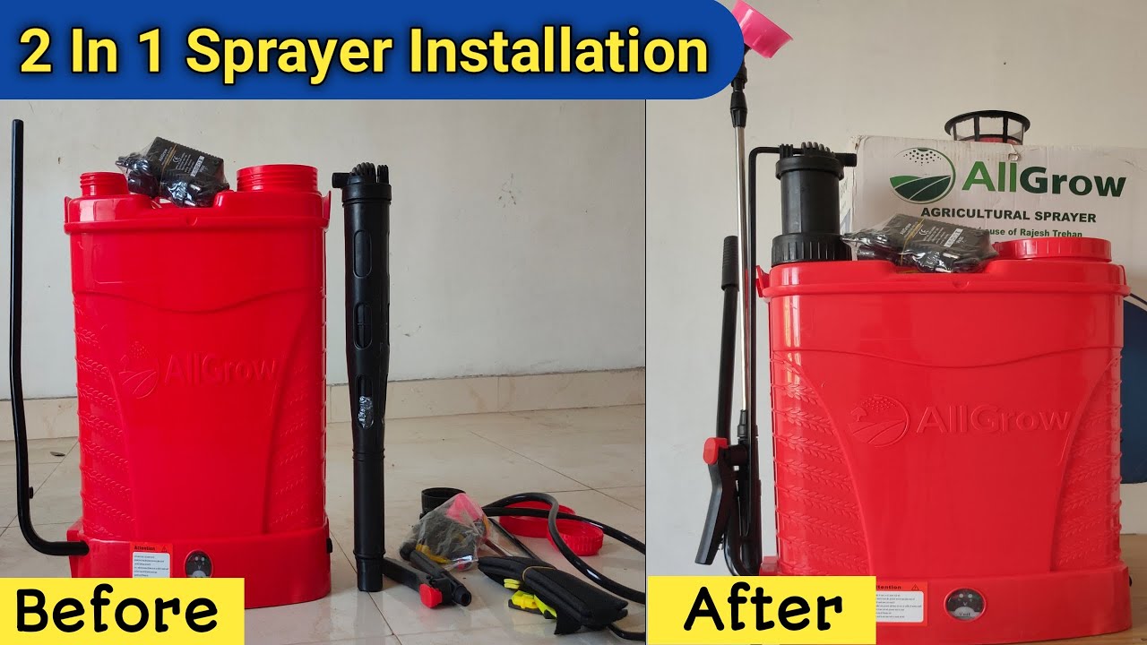2 in 1 spray machine Setup | Best spray machine | 2 in 1 Spray Machine Unboxing | स्प्रे मशीन