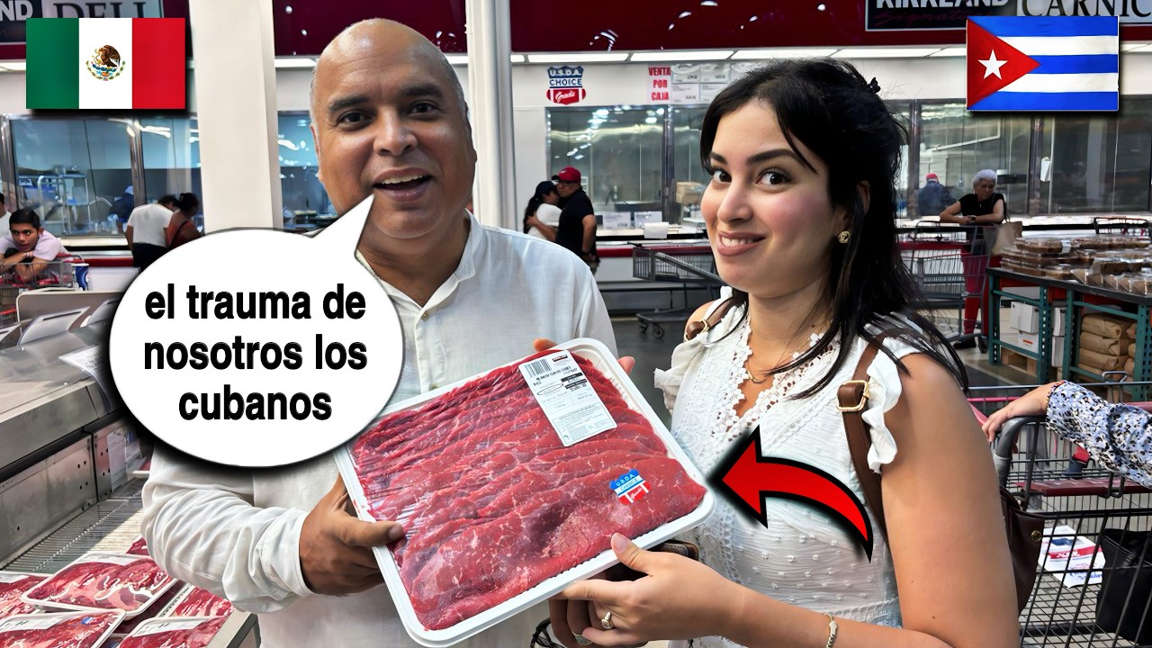 🇨🇺 Mi PAPÁ conoce SUPERMERCADO Costco y queda embobecido 🤯