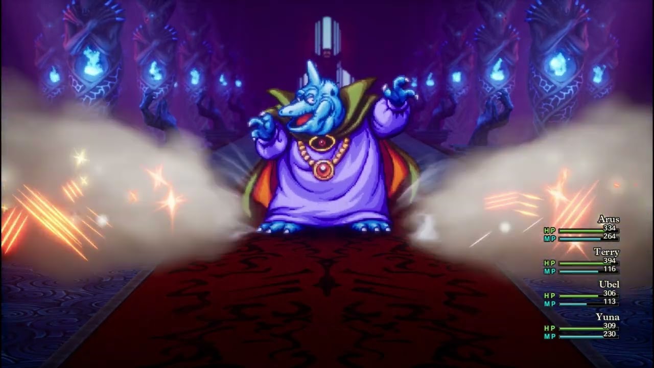 DQ3 HD2D Zoma Boss Gauntlet