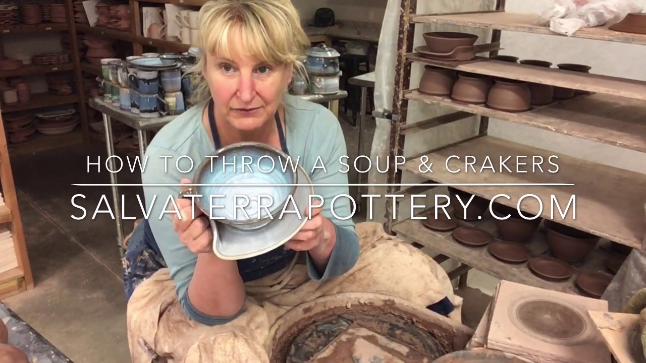 Asheville Area Pottery Makes a Soup & Crackers | Weaverville, NC Studio & Store | Salvaterra Pottery