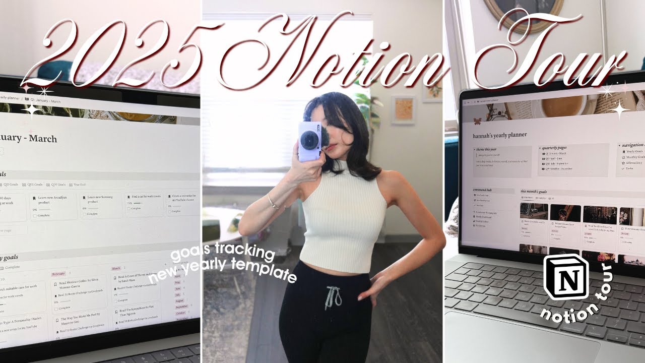 КАК Я ИСПОЛЬЗУЮ NOTION ДЛЯ ДОСТИГНУТИЯ ВСЕХ СВОИХ ЦЕЛЕЙ В 2025 ГОДУ 👩🏻‍💻 | новый годовой шаблон, ...