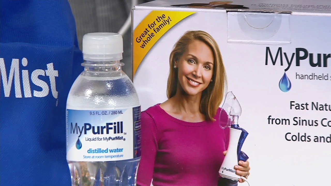 MyPurMist Handheld Steam Inhaler on QVC