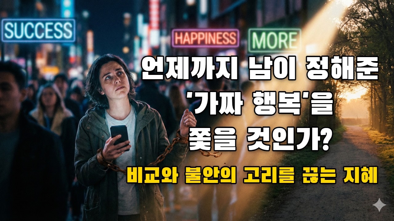 타인이 세운 기준이 아니라, 창조주의 뜻을 따라 살라