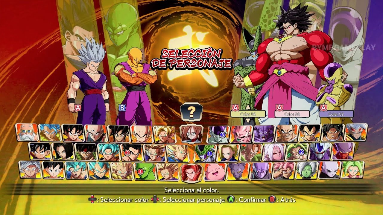 Dragon Ball FighterZ Gohan y Piccolo vs Villanos
