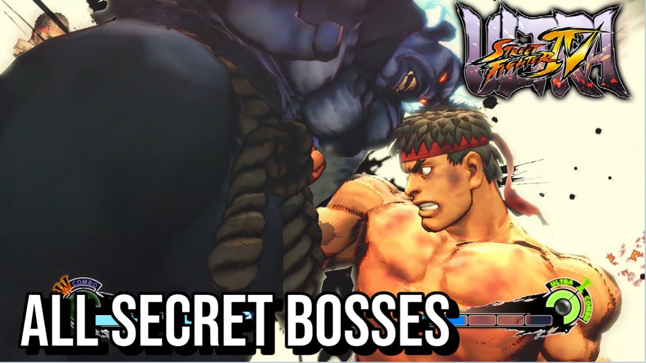 Ultra Street Fighter IV | Все секретные боссы
