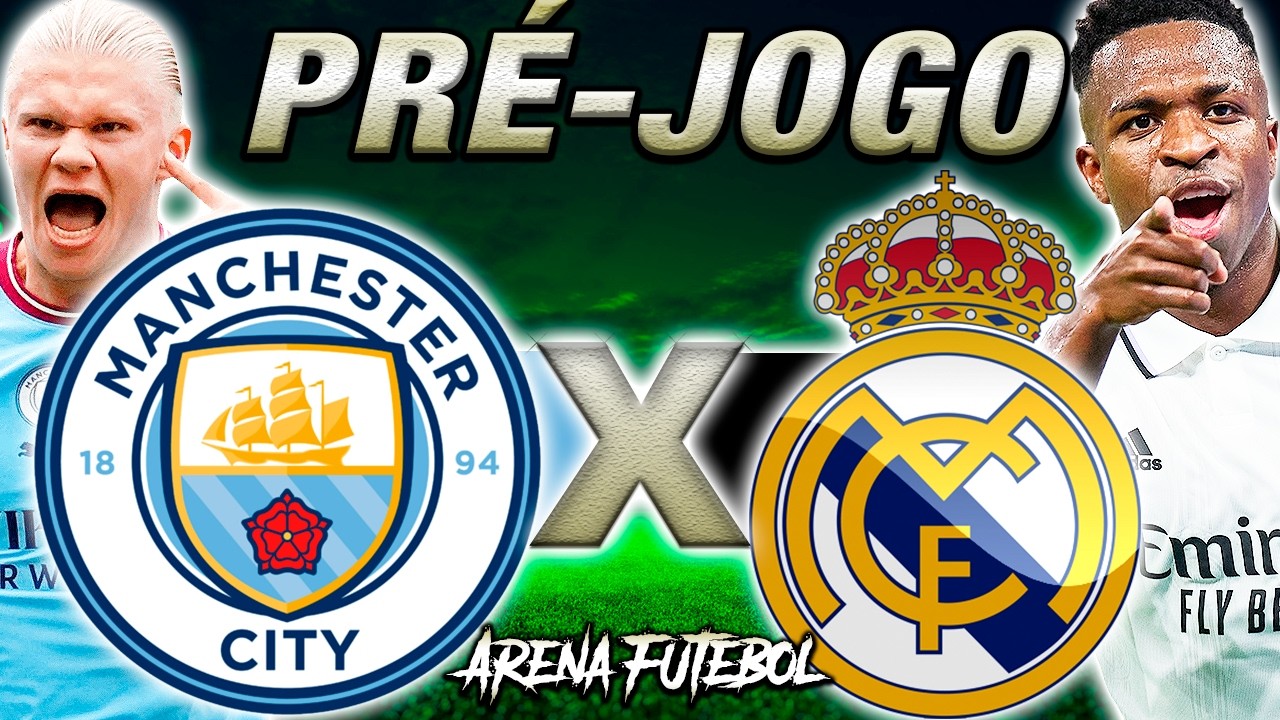 MANCHESTER CITY x REAL MADRID Oitavas de Final Liga dos Campeões - Narração