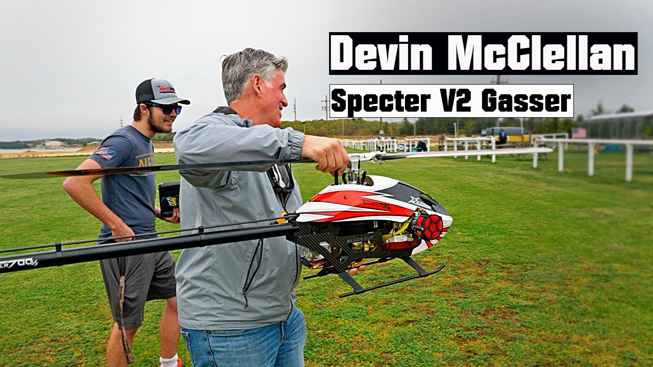 Specter V2 Gasser break-in flight!  Devin McClellan!