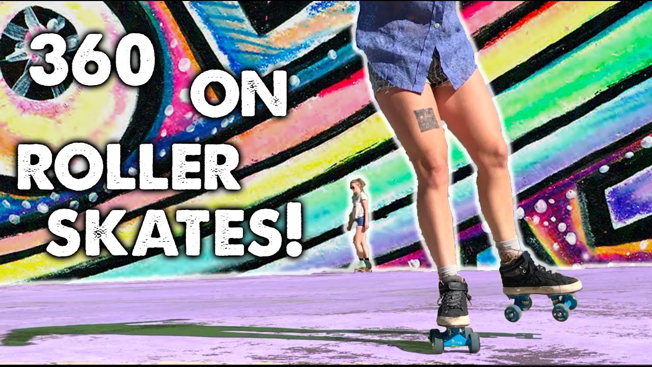 How to Jump 360 on Roller Skates !
