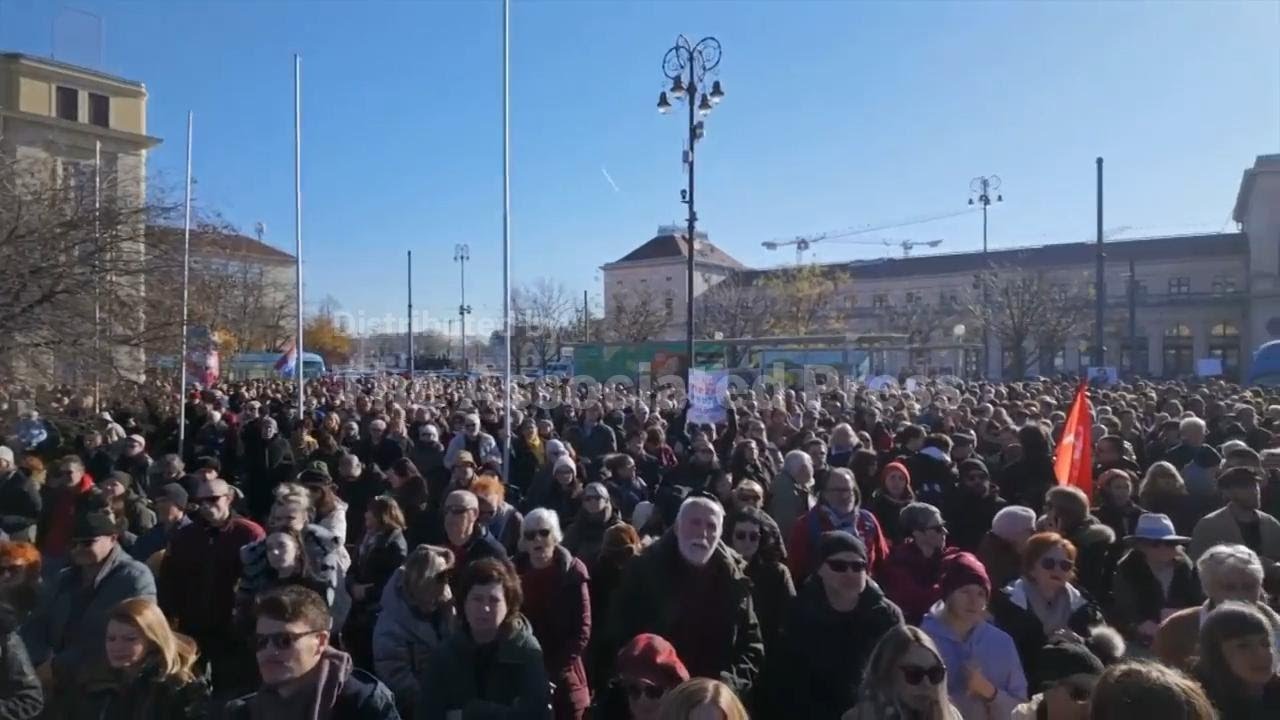 Thousands protest far-right surge in Croatia
