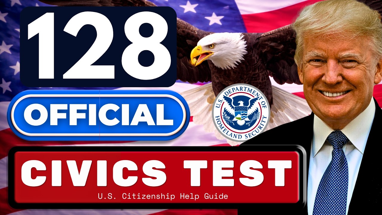 2026 Random Easy Answers Official 128 USCIS Civics Test US Citizenship Naturalization Interview