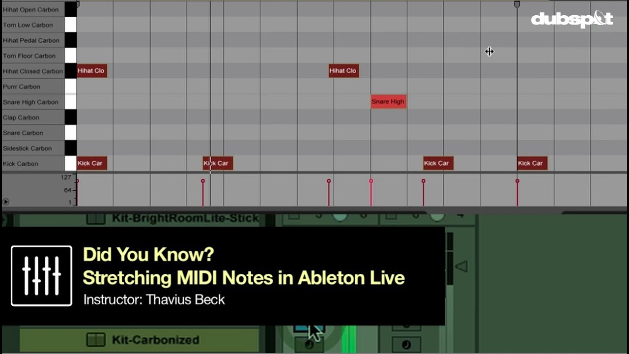 Ableton Live Tips w/ Thavius Beck: How to Stretch MIDI Notes - 'Did you Know?' Pt 9