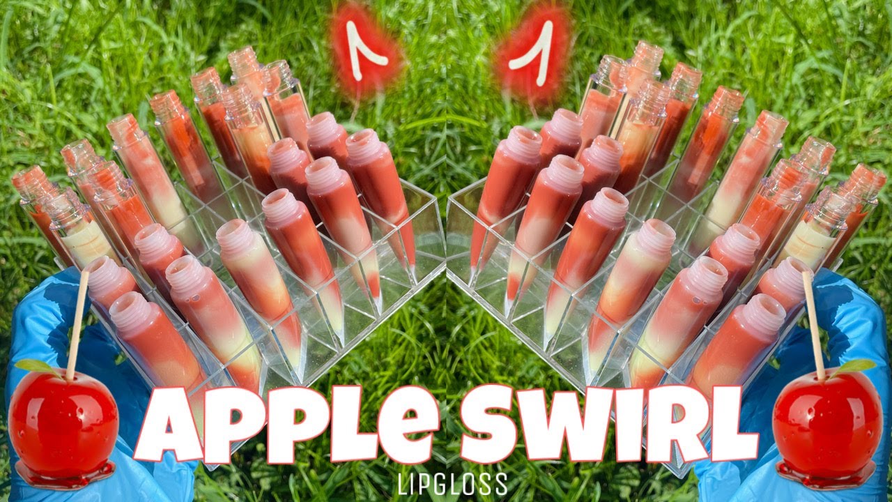HOW TO MAKE AN APPLE MARBLE/SWIRL LIPGLOSS