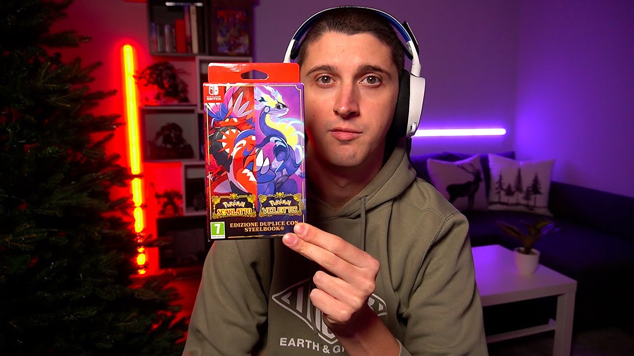 📦 Unboxing Pokemon Scarlatto e Violetto EDIZIONE DUPLICE CON STEELBOOK ITA