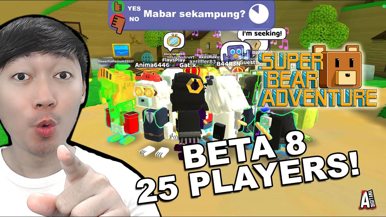 UPDATE BETA 8 GUYS! APAKAH INI AKHIR DARI PERBETAAN SUPER BEAR ADVENTURE ???