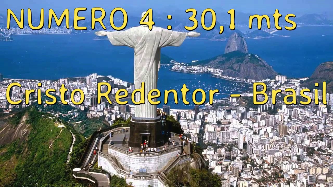 4 LAS ESTATUAS DE CRISTO MAS GRANDES DE LA TIERRA