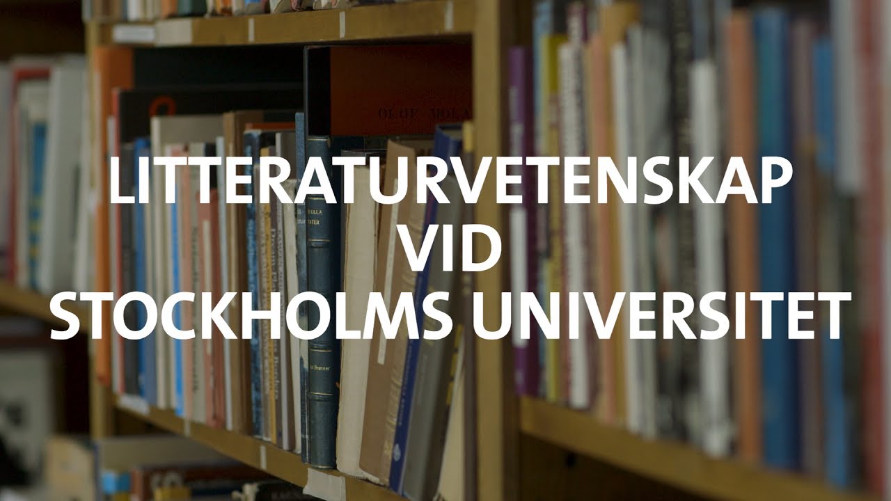 Litteraturvetenskap vid Stockholms universitet