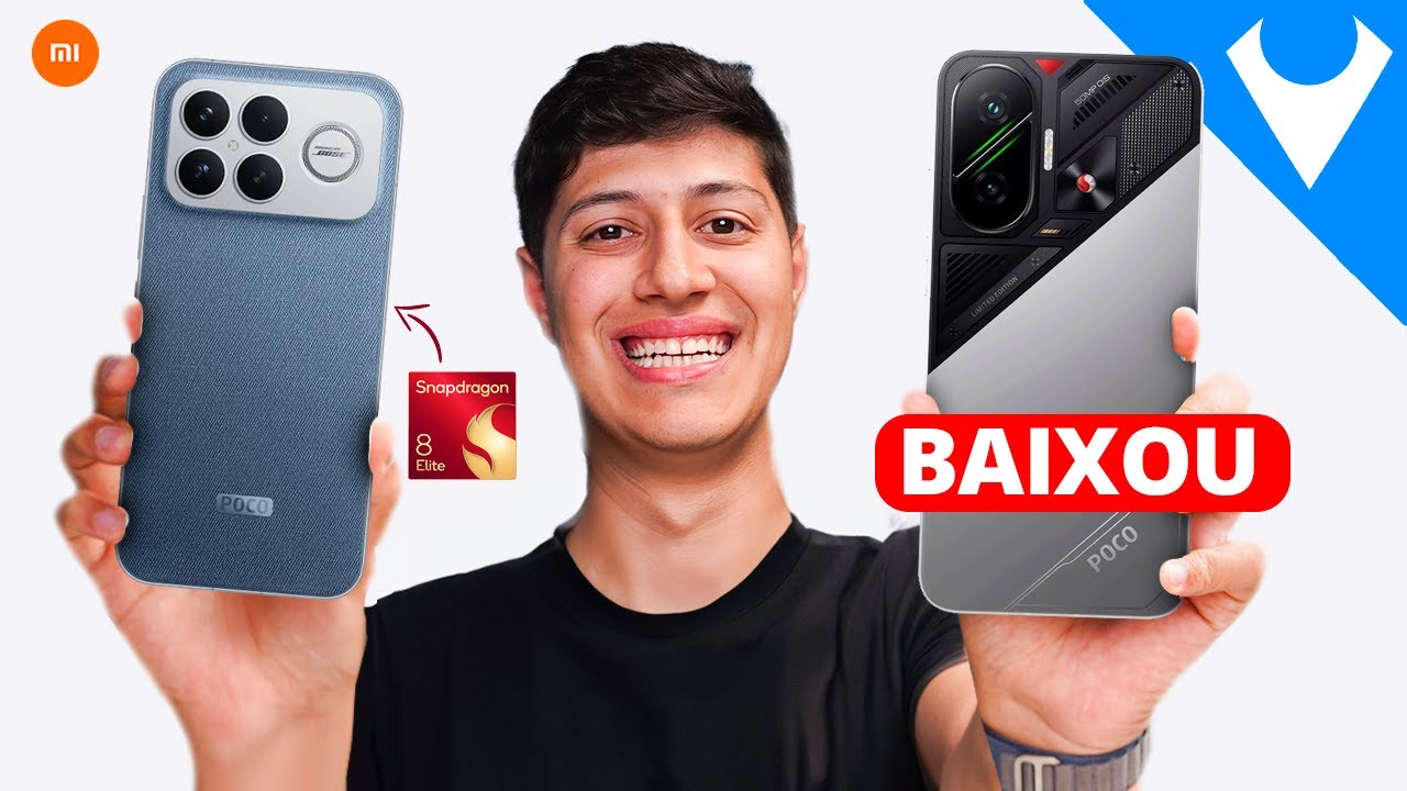 POCO F8 PRO vs POCO F7 - 90% das pessoas vai ERRAR na COMPRA! COMPARATIVO