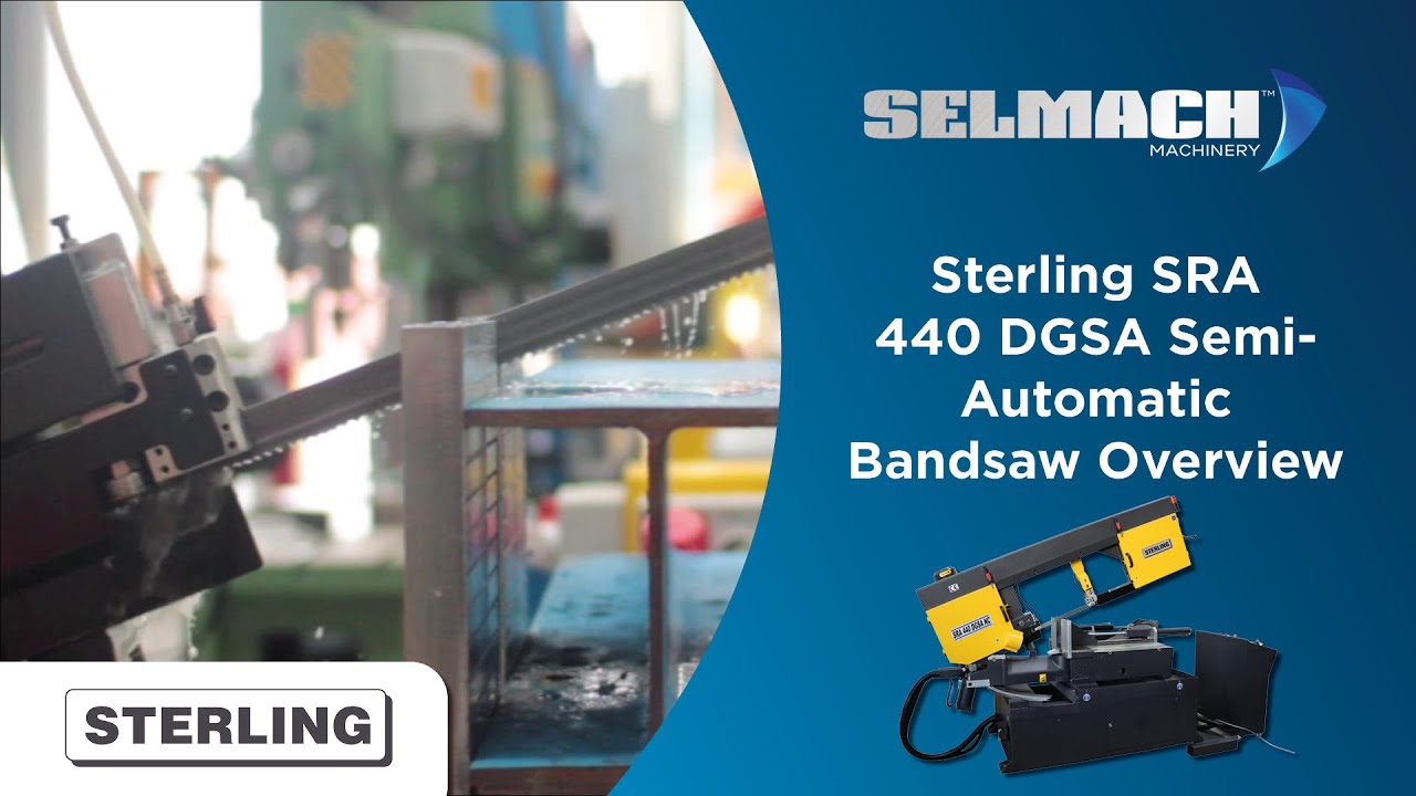 Sterling SRA440 DGSA  Double Mitre Semi Automatic Bandsaw [Selmach Machinery]