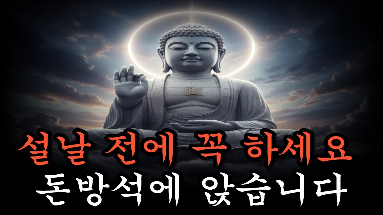설날 전까지 6개만 하면 돈이 크게 들어오는 운명이 된다