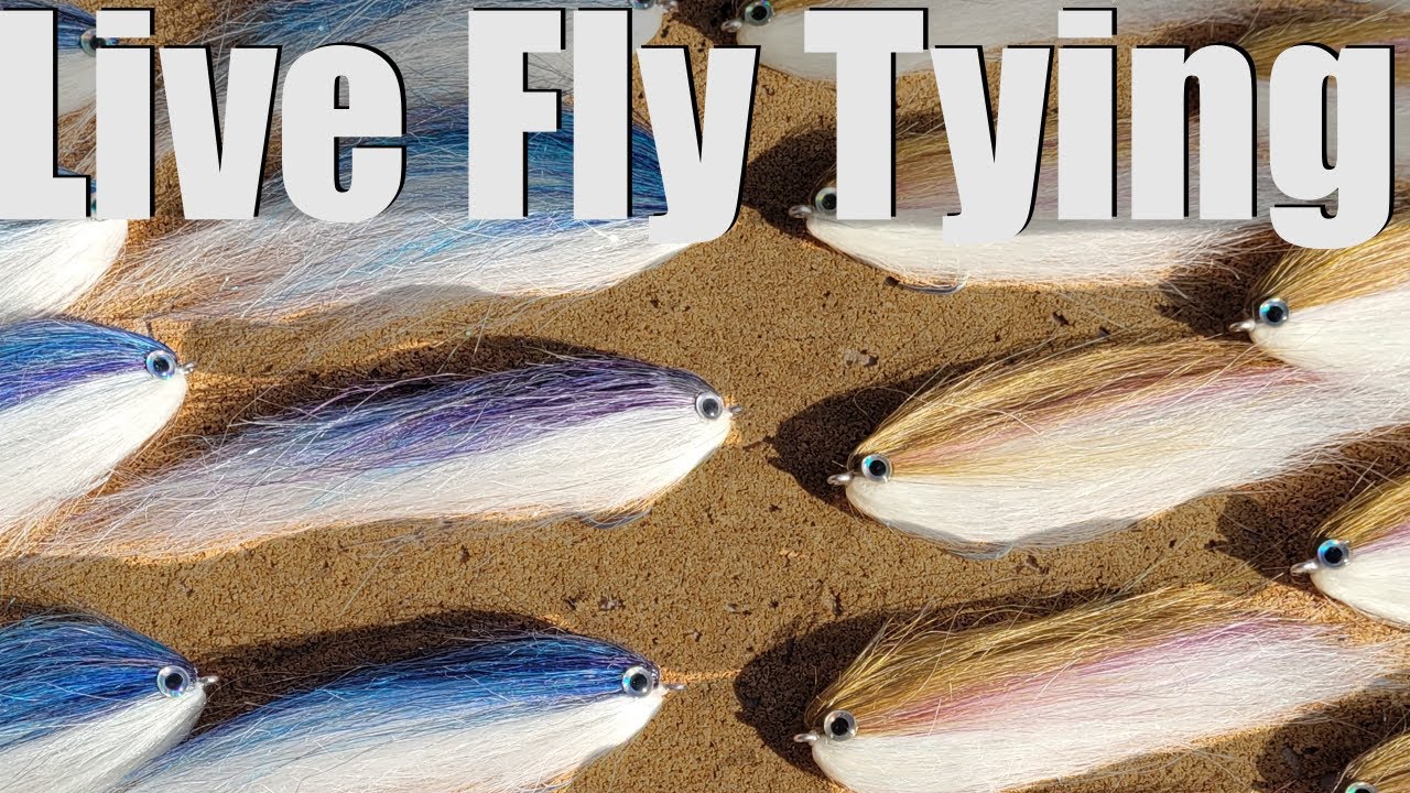 Tying Saltwater Flies for Weakfish & Striped Bass - Live Saltwater Fly Tying