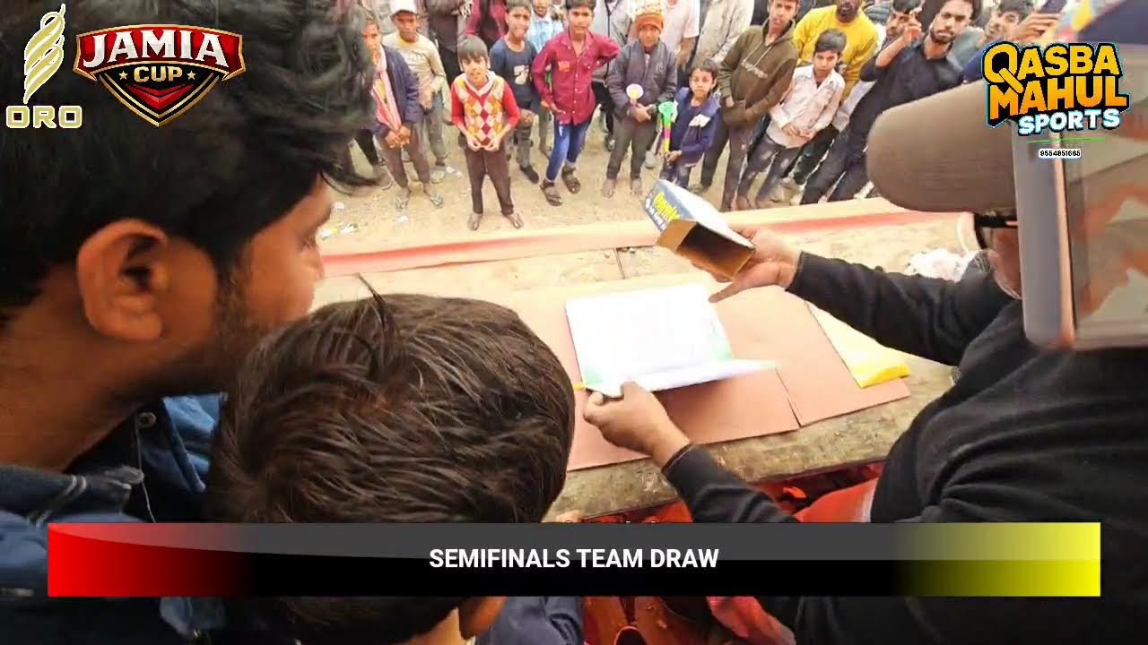 Semifinal Parchi Draw || Jamia Cup