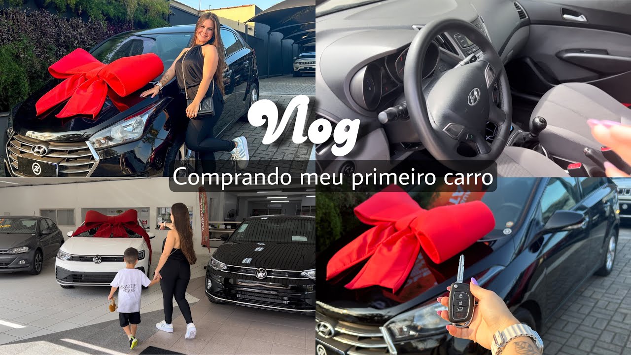 Vlog, comprei meu primeiro carro 🥹🖤