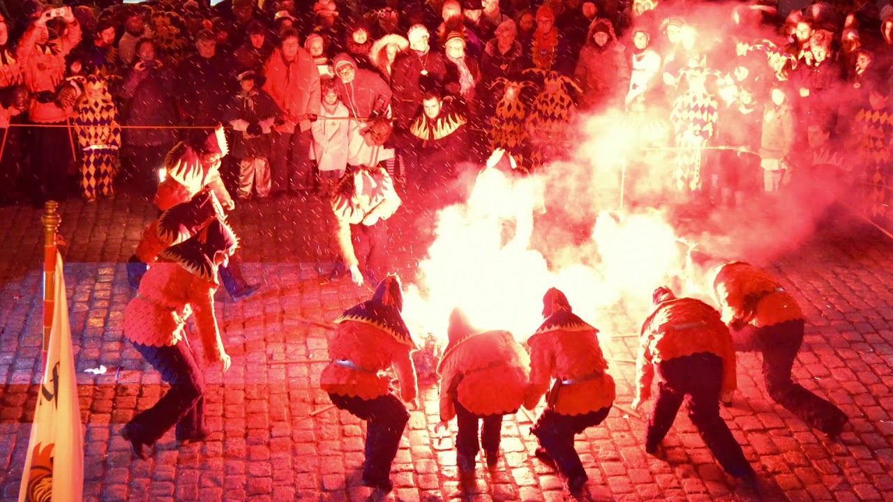 Närrische Heimattage 2018: Feuerteufeltanz Marktplatz