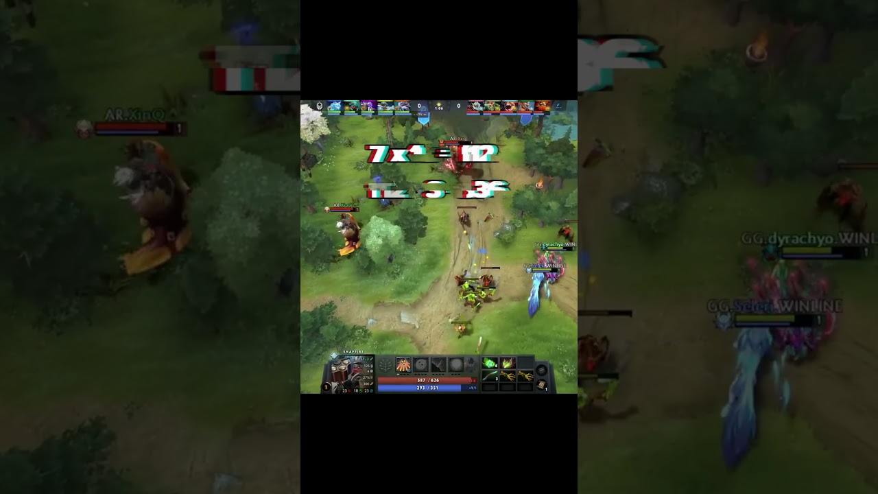 Какой отхил выгоднее🤔 #dota2 #dota #twitch