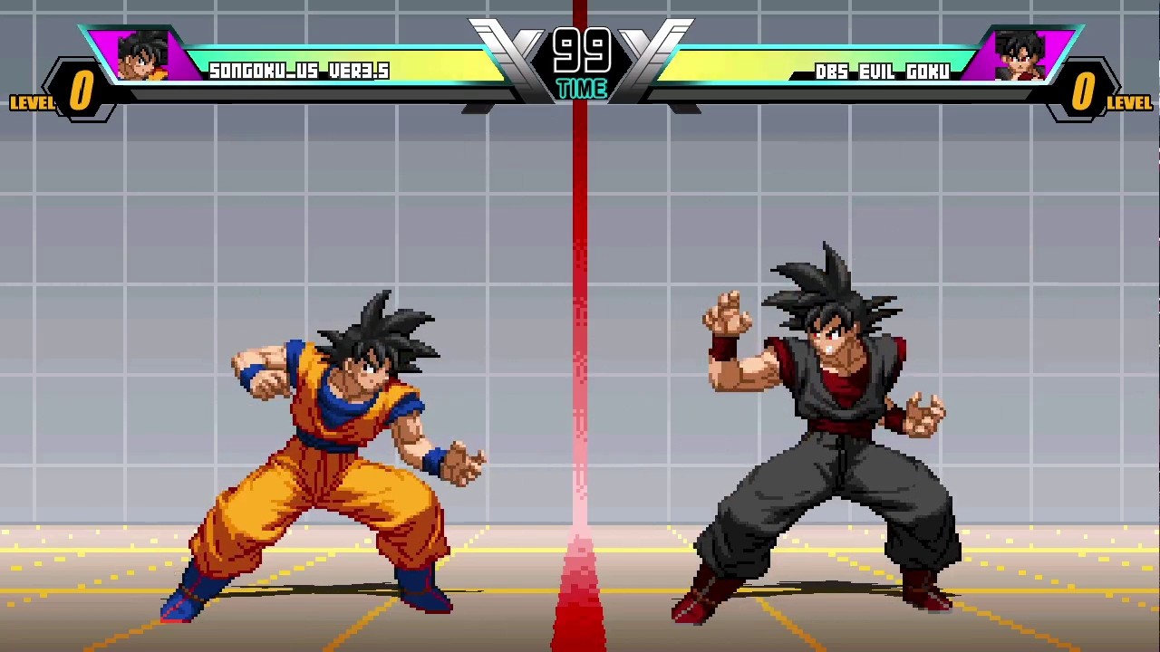 Son Goku (US ver 3.5 – Another) vs Evil Goku DBS (Another) | Light vs Corruption | Jump Force MUGEN