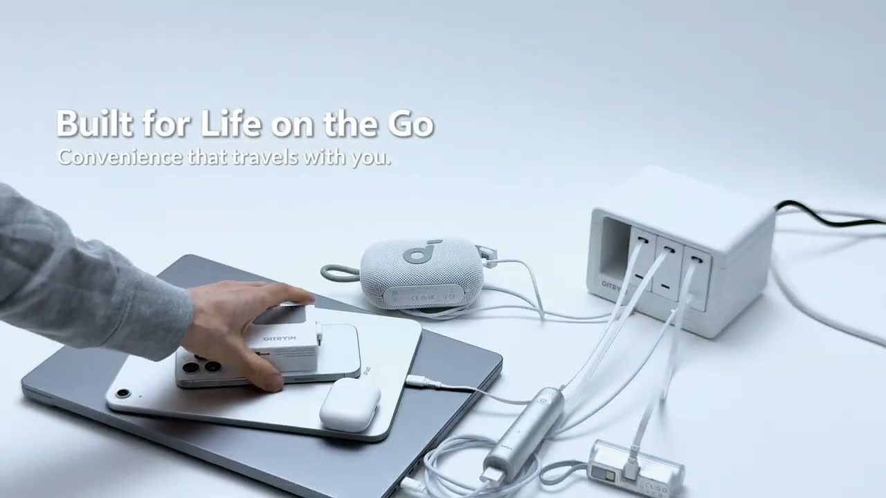 Cool Cable Management Desksetup: Introduce Gitryin Desktop Chaging Station 12 in 1 For you