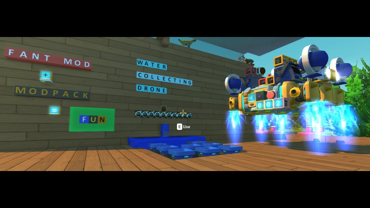 Automatic Water Collecting Drone_Modpack and Fantmod_Scrap Mechanic Survival_Funbuilds 007
