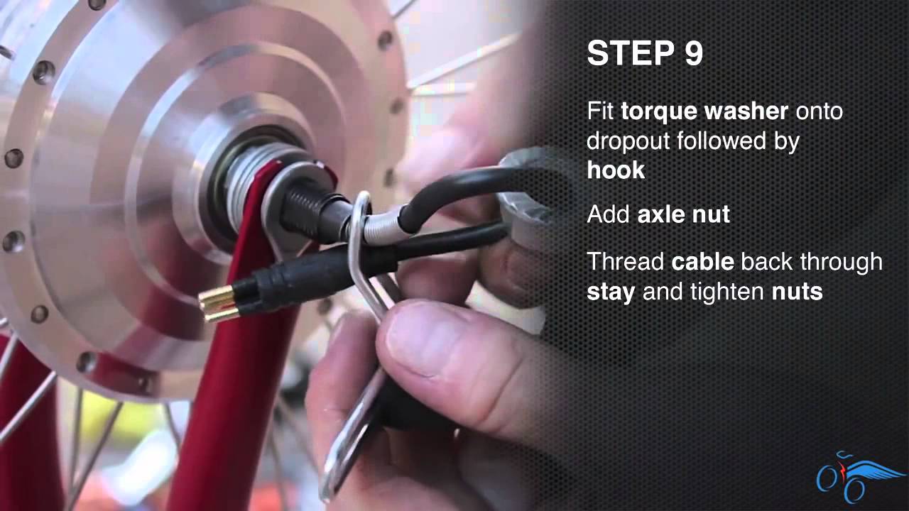 Instalación de un Kit Motor en bicicleta bromptom