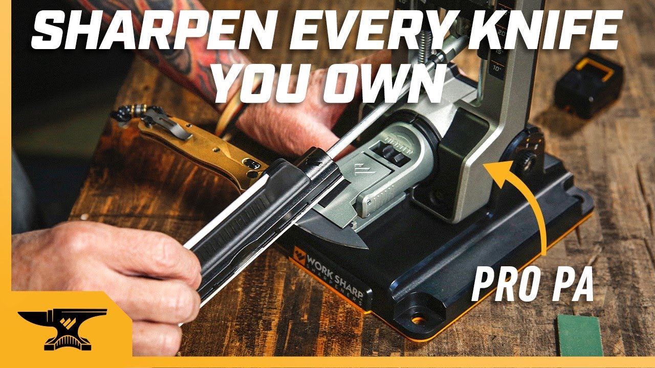 Sharpen Every Knife You Own on the Professional Precision Adjust Knife Sharpener