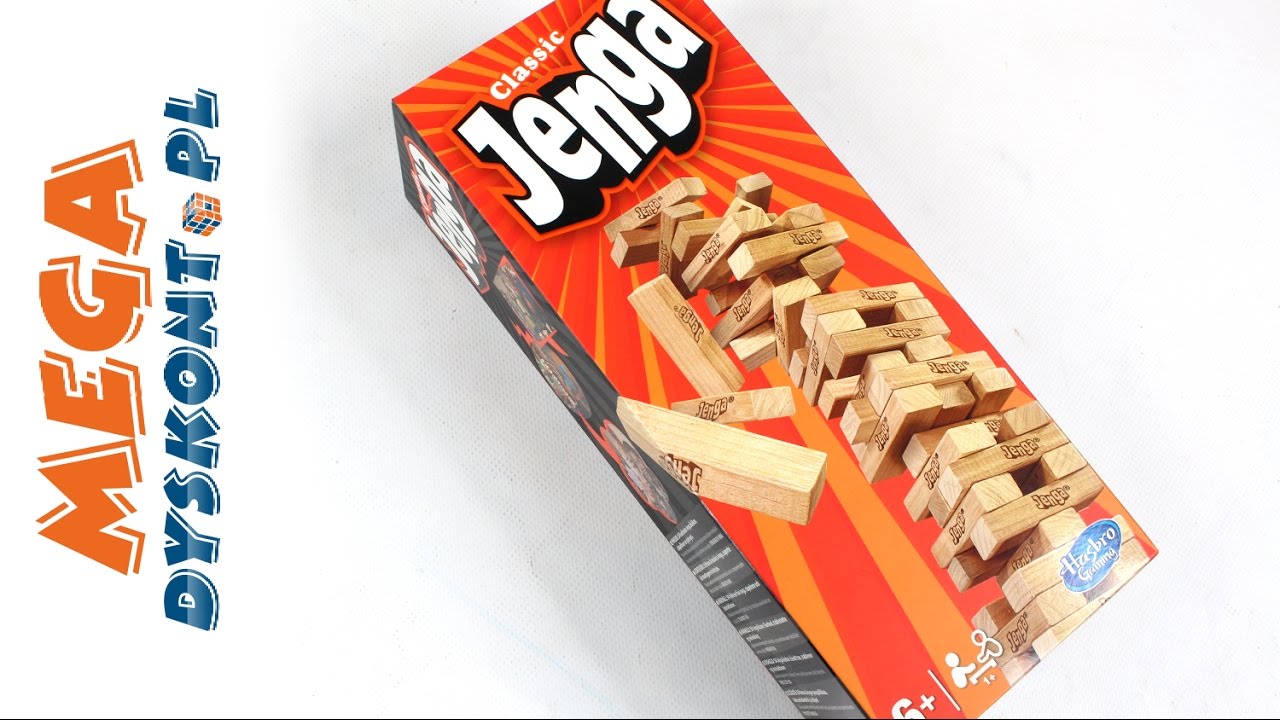 Jenga Klasyczna - Komu wieża się zawali? - Hasbro - Gra Konstrukcyjna