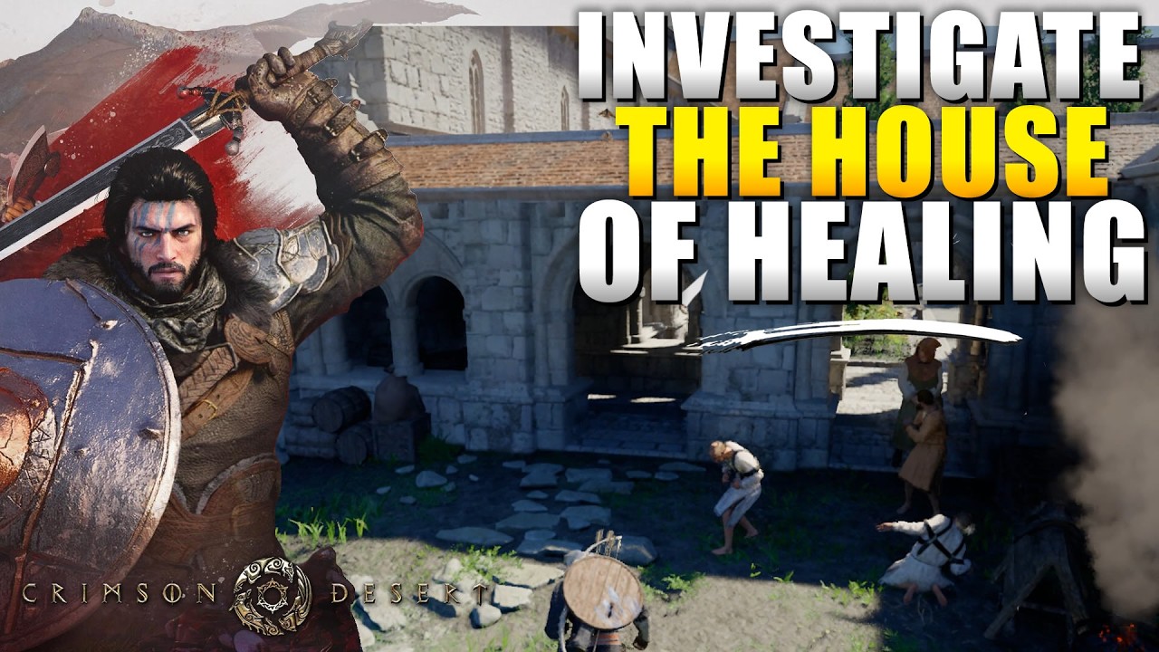 Crimson Desert Investigate the House of Healing (Familiar Curses Quest Guide)