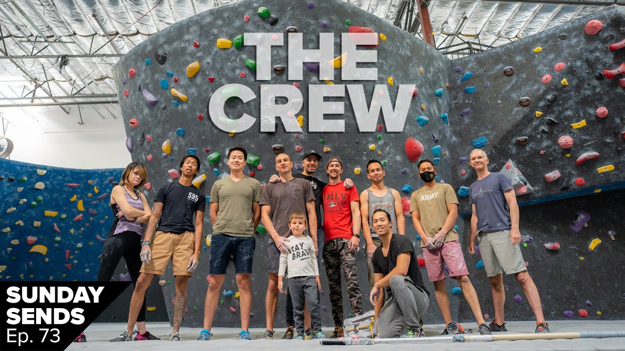 The crew is BACK - Bouldering on the new Shield Set - Refuge Climb, Las Vegas NV